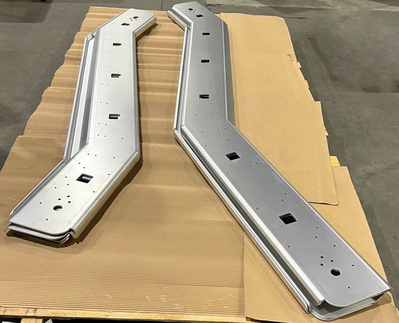 10 long aluminum forms