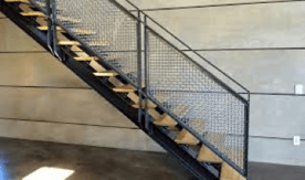 Steel Custom Staircase Fabrication