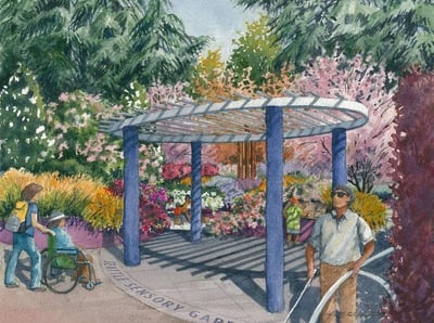 Enjoy the smells, sights and sounds of the new Seattle Sensory Garden